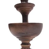 Grand bougeoir / fontaine , céramique signée jean marais