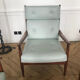 Ensemble de salon en noyer et cuir par Beka1960