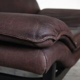 Scandinavian modern leather sofa