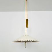 Unique Pendant Lamp with Counterweight by Vereinigte Werkstätten München