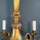 Bronze chandelier in Louis XVI style with 6 arms.