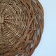 Wicker tray wall decoration