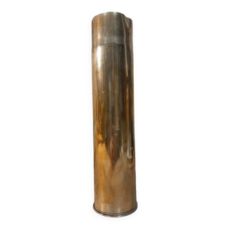 Brutalist copper vase