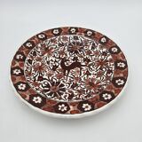 Assiette décorative biche et fleurs grecque