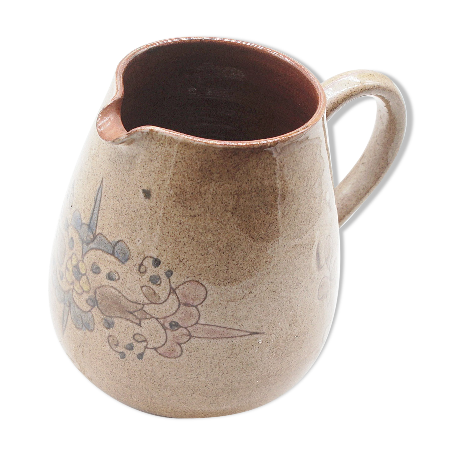 Ceramic pitcher flowers