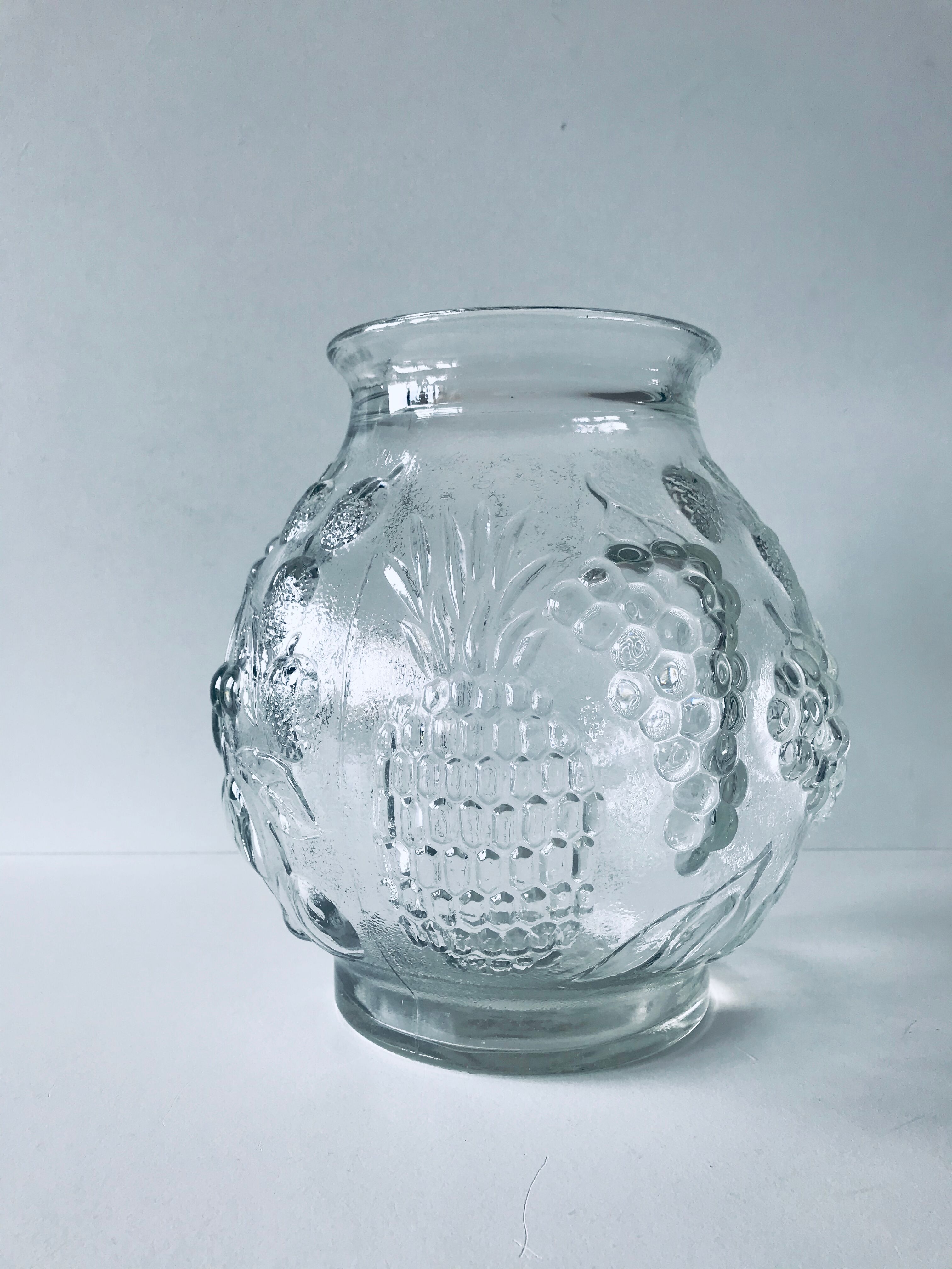 Glass vase tutti frutti