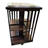 Mahogany revolving bookcase