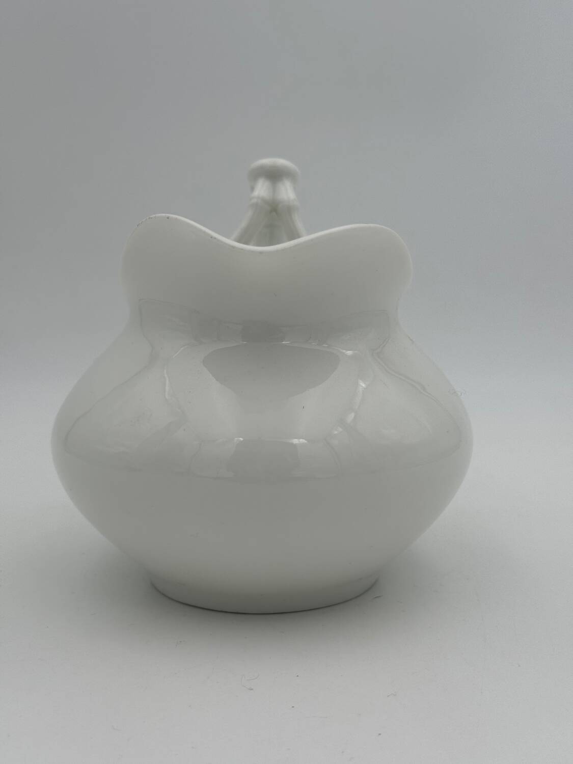 Creamer, vintage white porcelain milk jug