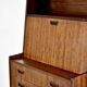 Bibliothèque danoise vintage du milieu du siècle en superbe palissandre