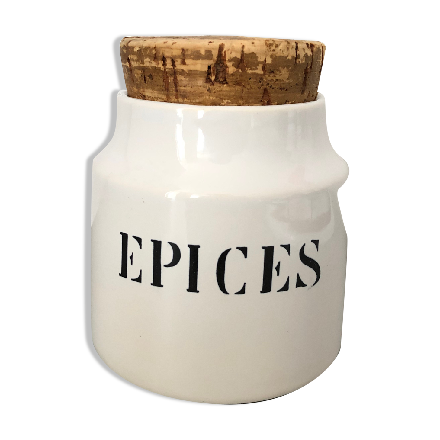 Pot "Spices" white ceramic Charolles