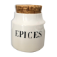 Pot "Spices" white ceramic Charolles
