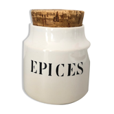 Pot "Spices" white ceramic Charolles