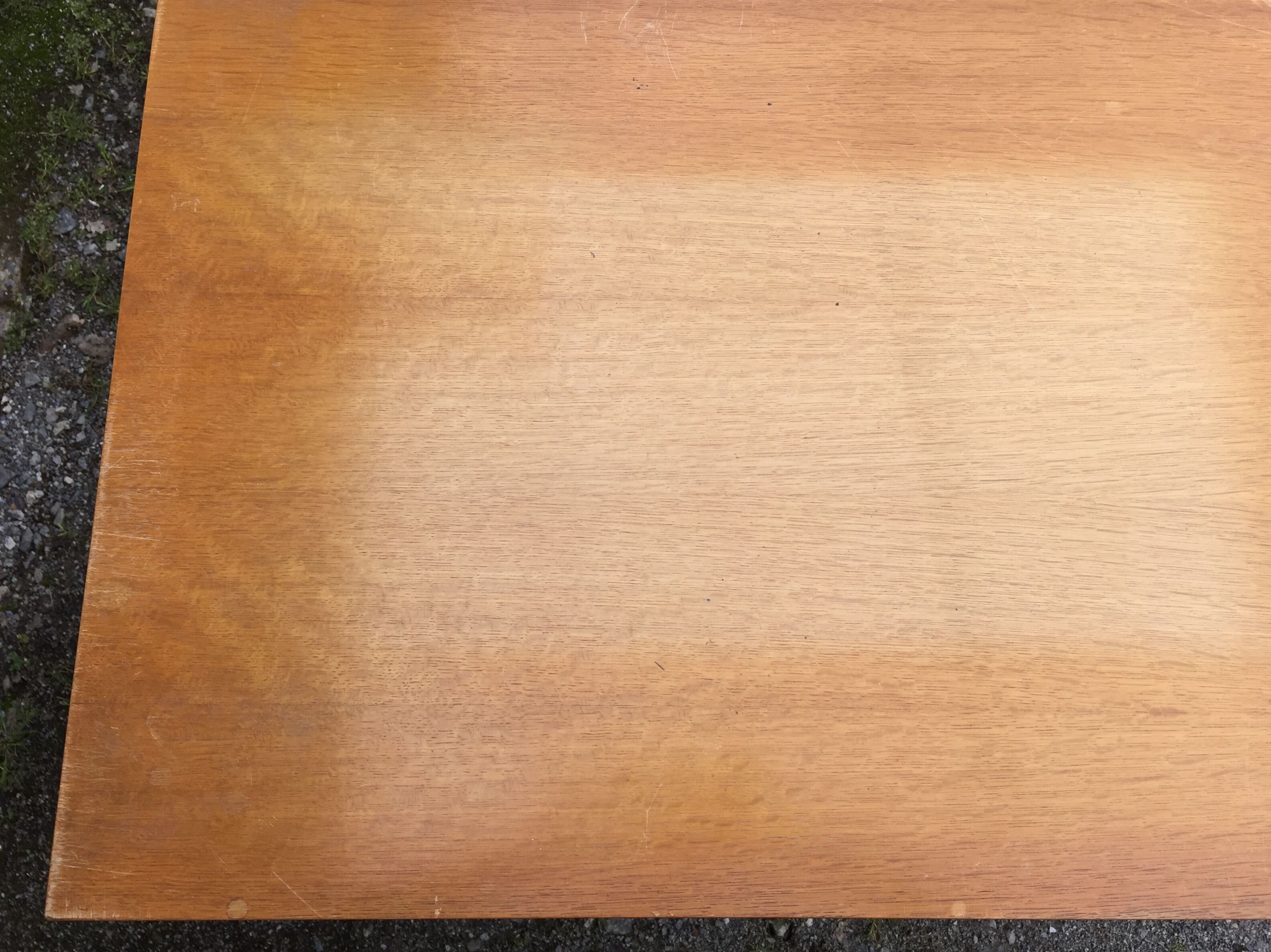 Vintage desk with 5 oak drawers