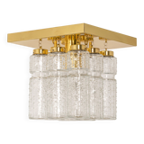 Glass ceiling lights Limburg, Germany, 1970s