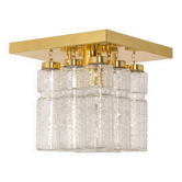 Glass ceiling lights Limburg, Germany, 1970s