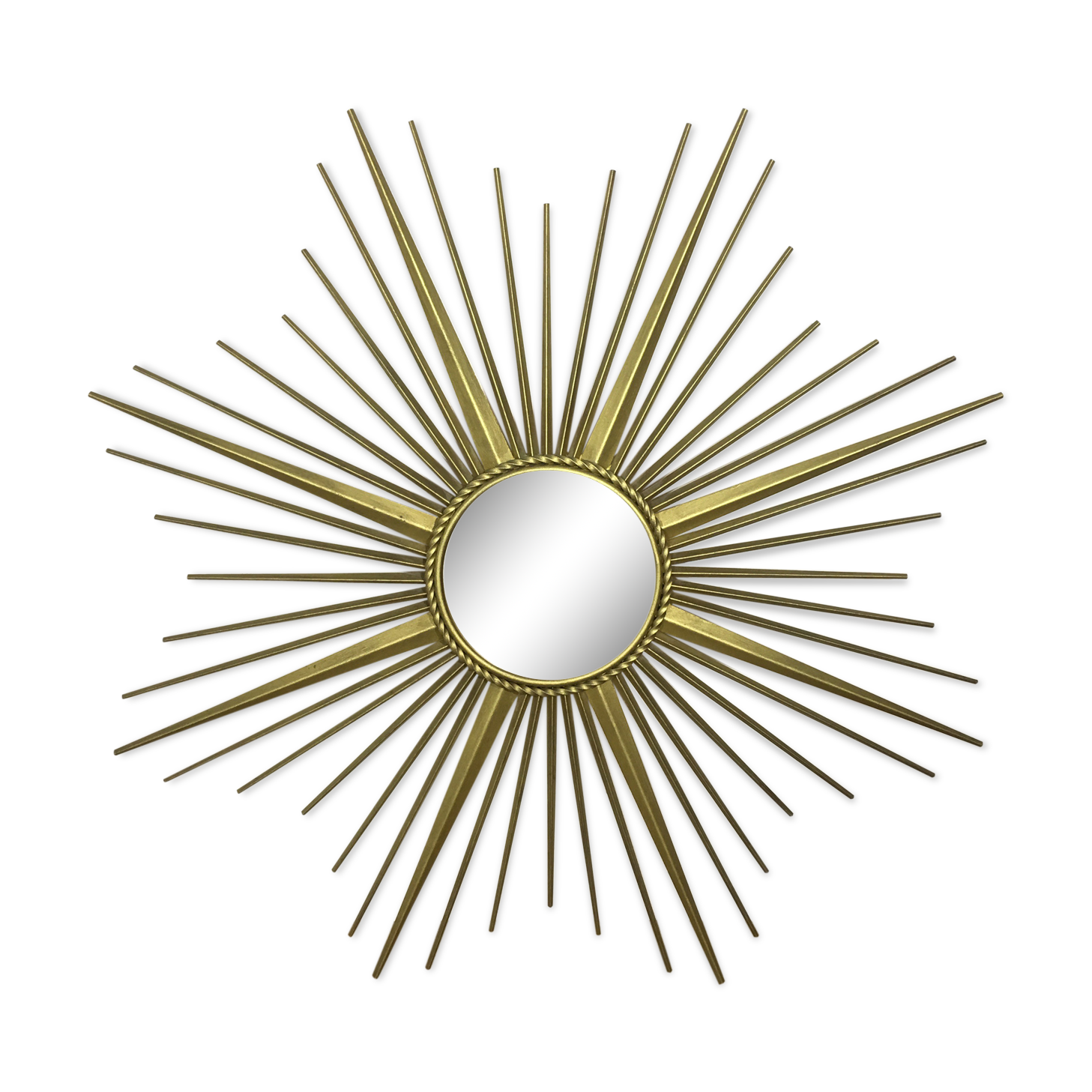 Mirror gold metal sun Chaty Vallauris 85x85cm