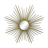 Mirror gold metal sun Chaty Vallauris 85x85cm