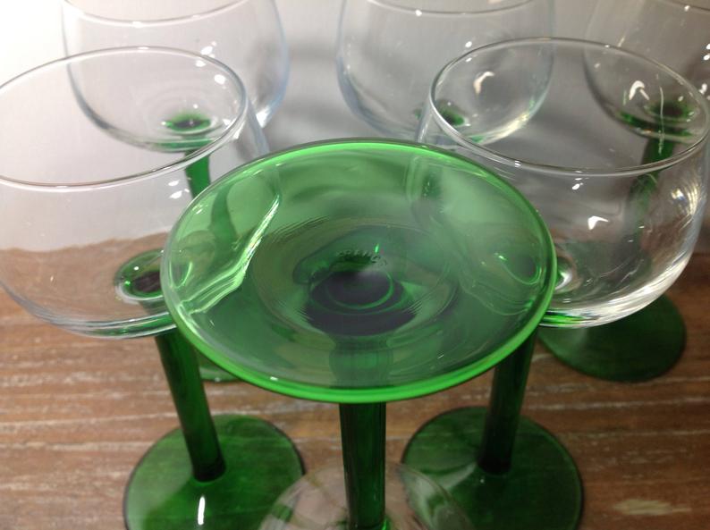 6 Alsace wine glasses