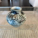 Vintage boule vase signed Jacques Blin