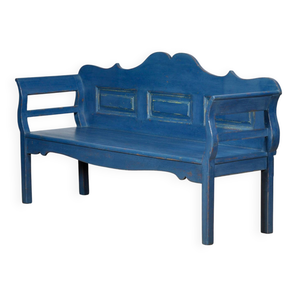 Banc en pin ancien, années 1900