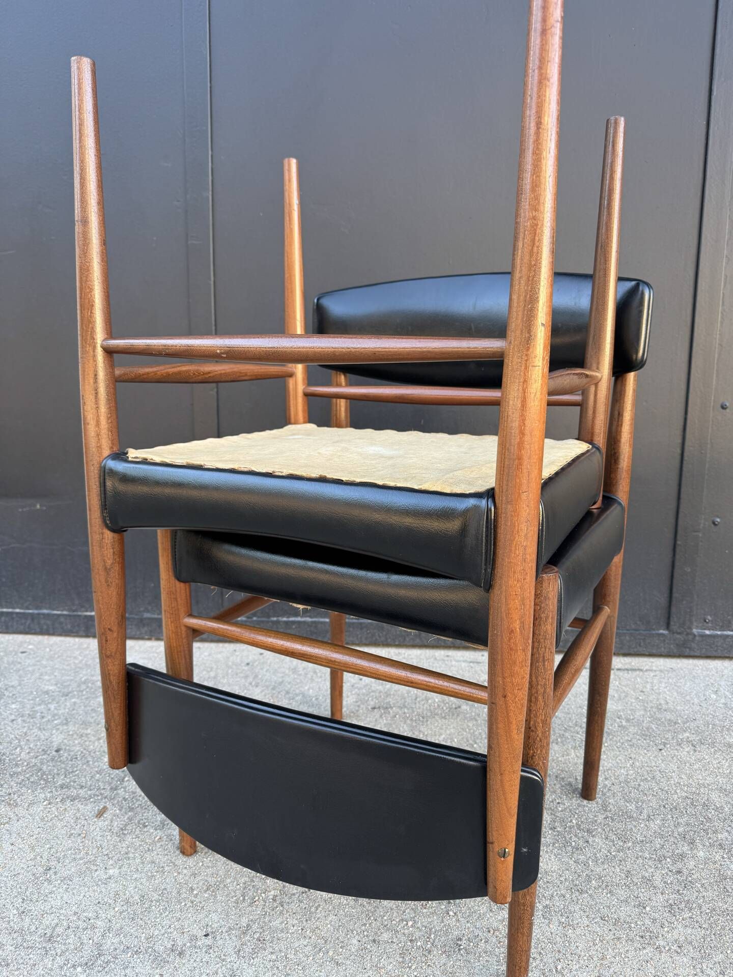 Chaises style scandinave années 60