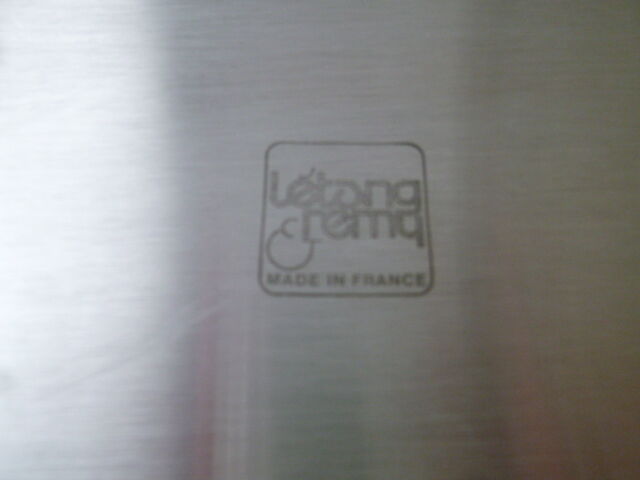 Service tray in satin stainless steel Létang and Rémy 45 x 35 cm