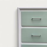 Commode pieds compas vintage 1950