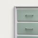 Vintage 1950s compass foot chest of drawers