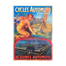 Vintage cycles automoto poster