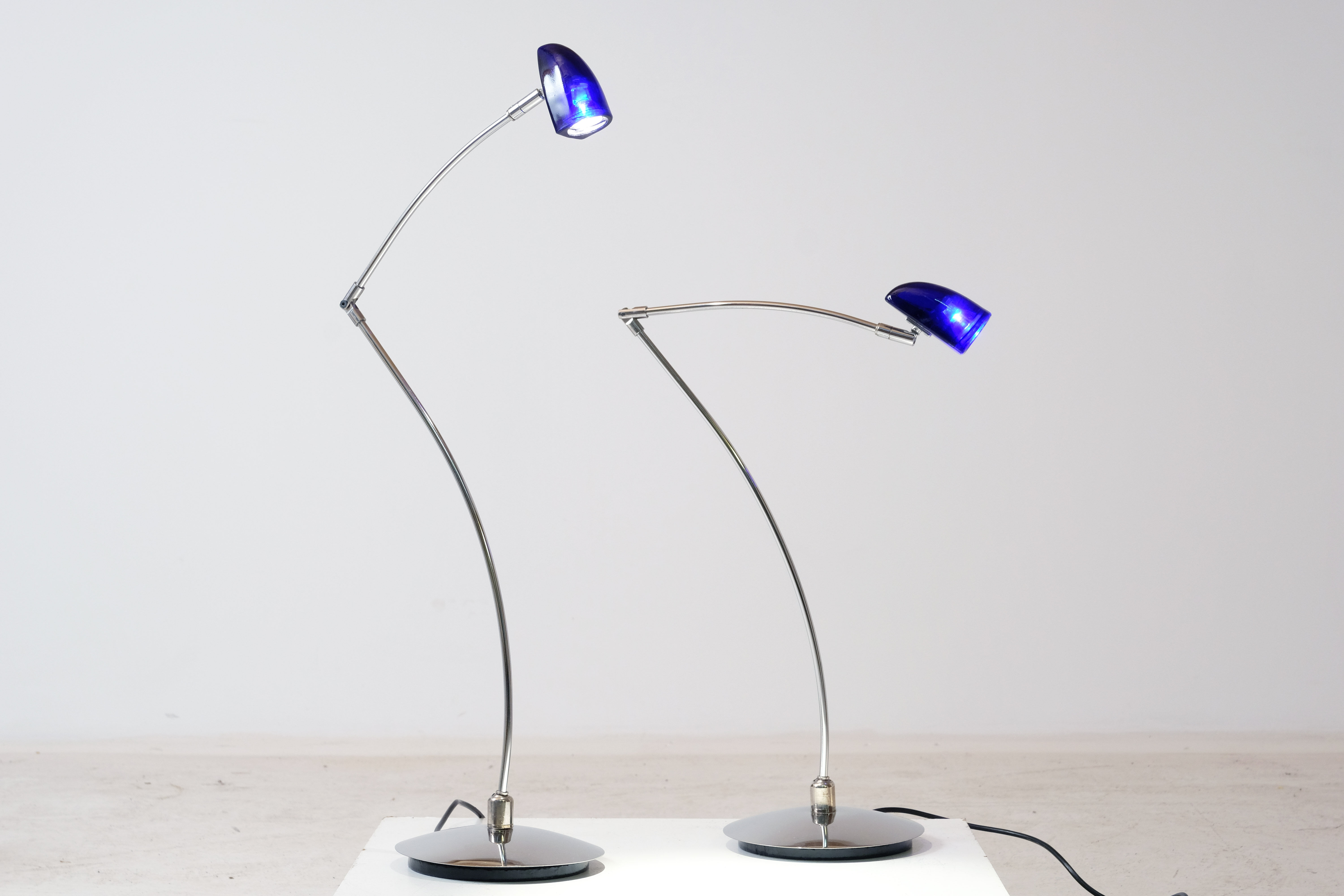 Pair of Harco Loor Design lamps 1980