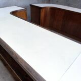 Ensemble de 2 comptoirs de magasin 1950