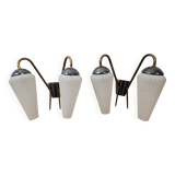 Paire d'applique Arlus - Luminaire vintage