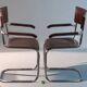 Paire de chaises Mücke Melder, Bauhaus Tchèque 1930s