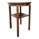 Table d'appoint en bois massif vintage des années 50