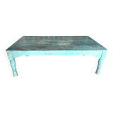 Large Indian teak coffee table
