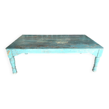 Large Indian teak coffee table