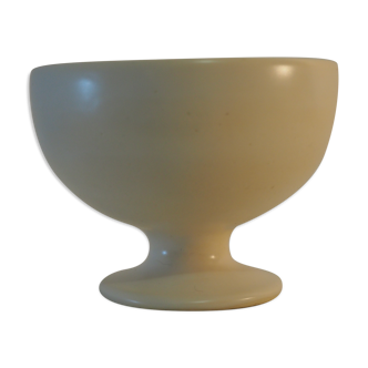 Ceramic cup 1950 white and pink