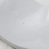 Set of 2 sunbeds in white fibreglass