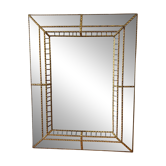 Miroir mural vintage 'doré'