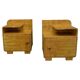 Set of two night stands by Jindřich Halabala for UP Zavody, 1939s