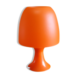 Vintage orange mushroom lamp