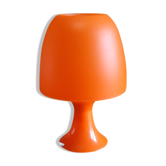 Vintage orange mushroom lamp
