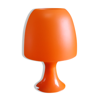 Lampe champignon vintage orange