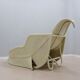 Vintage rattan chaise lounge vivai del sud 1970s