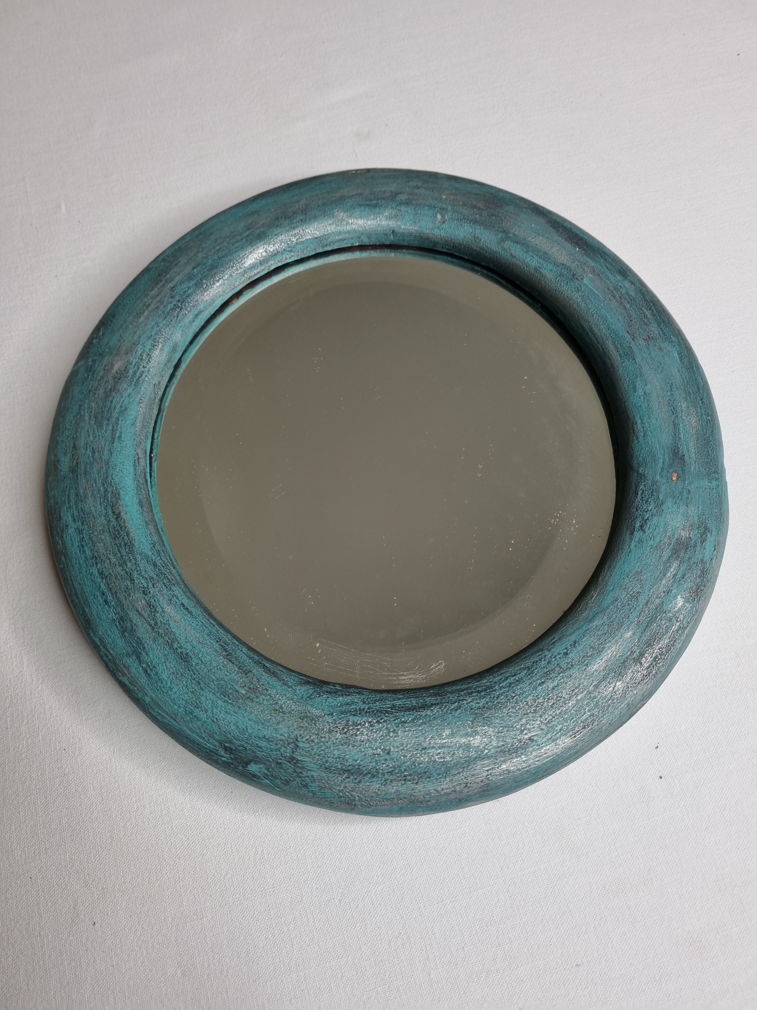 Oval beveled mirror, 29 cm