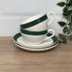 Set of 2 Digoin Sarreguemines cups and saucers