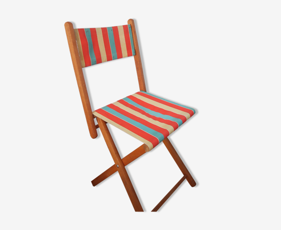 Chaise pliante en toile