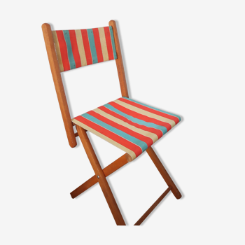 Folding chair in canvas