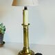 Vintage Solid Brass Candlestick Lamp
