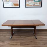 Vintage height-adjustable coffee table